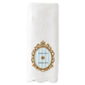 Press for Cabana Boy Scallop Guest Towel